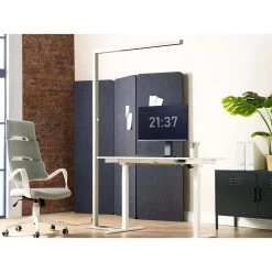 Beliani Staande Lamp SAGITTA - Zilver Aluminium -Beroemde Verlichtings Winkel 7d55597a15be4516a2636cdcda9e4e05