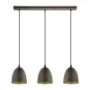 EGLO Hanglamp Safi 3-lichts - Bruin/goud 1 EGLO Hanglamp Safi 3-lichts - Bruin/goud -Beroemde Verlichtings Winkel 81016998