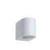 Lucide LED Wandspot Buiten ZORA IP44 Afgerond - Wit - 9x6,5x7,9 Cm -Beroemde Verlichtings Winkel 81018810