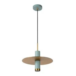 Lucide Hanglamp Selin - Turquoise - 145xØ25 Cm -Beroemde Verlichtings Winkel 81026178 0002