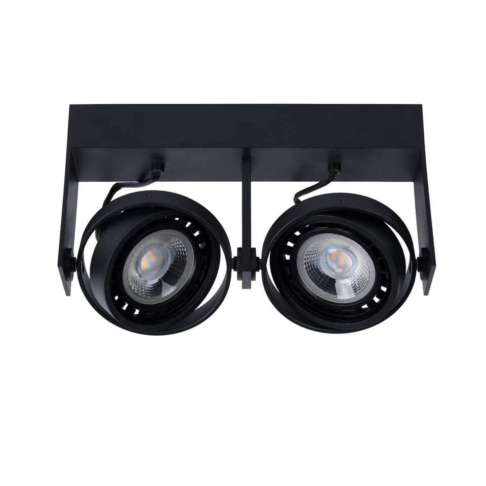 Lucide Plafondspot Griffon 2 Lamp - Zwart 4 Lucide Plafondspot Griffon 2 Lamp - Zwart - Afbeelding 2
