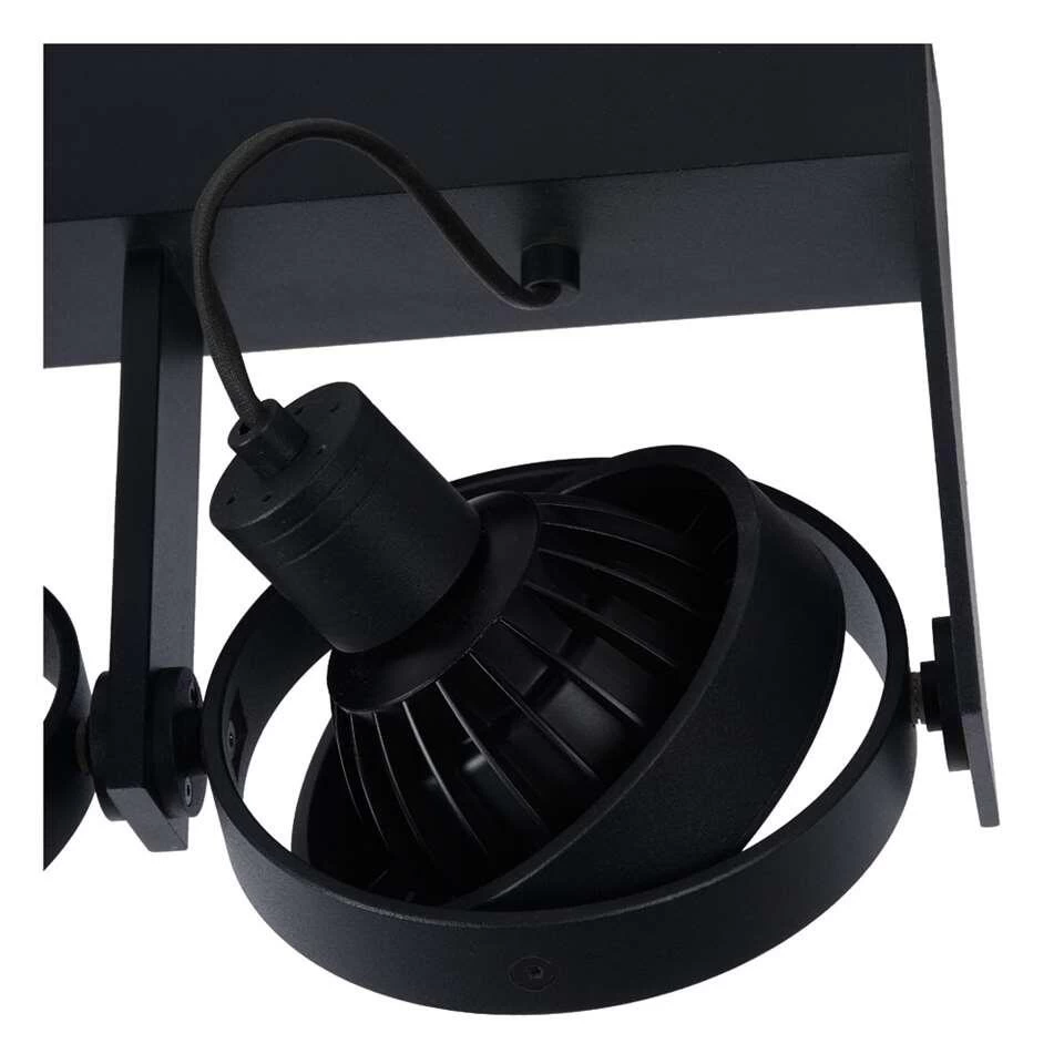 Lucide Plafondspot Griffon 2 Lamp - Zwart 6 Lucide Plafondspot Griffon 2 Lamp - Zwart - Afbeelding 4