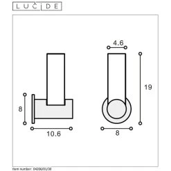 Lucide Wandlamp Jayla - Zwart 7 Lucide Wandlamp Jayla - Zwart -Beroemde Verlichtings Winkel 81028096 2100
