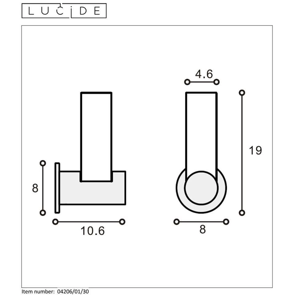 Lucide Wandlamp Jayla - Zwart 5 Lucide Wandlamp Jayla - Zwart - Afbeelding 3
