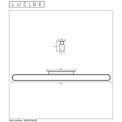 Lucide Wandlamp Madelon 18W - Zwart -Beroemde Verlichtings Winkel 81028099 2100