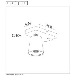 Lucide Wandlamp Turnon 1-lamp - Zwart 9 Lucide Wandlamp Turnon 1-lamp - Zwart -Beroemde Verlichtings Winkel 81028129 2100