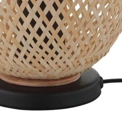 EGLO Tafellamp Dembleby - Zwart/bruin -Beroemde Verlichtings Winkel 81028640 0300