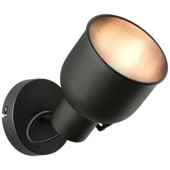 Brilliant Wandlamp Rolet - Zwart - 18,5x11,5x16 Cm -Beroemde Verlichtings Winkel 81029083 0400