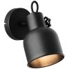 Brilliant Wandlamp Rolet - Zwart - 18,5x11,5x16 Cm -Beroemde Verlichtings Winkel 81029083