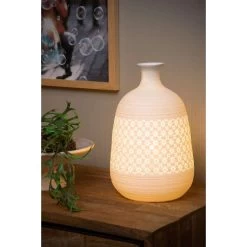 Lucide Tafellamp Tiesse - Wit - Ø 18,6 Cm -Beroemde Verlichtings Winkel 81029511 0302