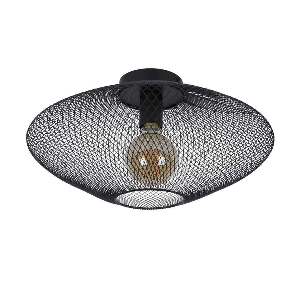 Lucide Plafondlamp Mesh - Zwart 3 Lucide Plafondlamp Mesh - Zwart