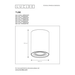 Lucide Plafondspot Tube - Mat Goud/messing - Ø9,6 Cm 9 Lucide Plafondspot Tube - Mat Goud/messing - Ø9,6 Cm -Beroemde Verlichtings Winkel 81029536 0600