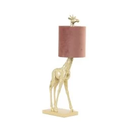 Tafellamp Giraffe - Goud/Roze - 26x16x61cm -Beroemde Verlichtings Winkel b7715c27bbb3418697e6f27af0988b3c