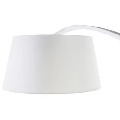 Beliani Staande Lamp BENUE - Wit Metaal, Marmer -Beroemde Verlichtings Winkel bdd825d2975a47d7bda34e22a7dfe9eb