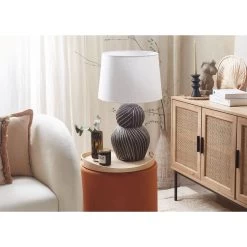 Beliani Tafellamp GUAPORE - Zwart Keramiek 9 Beliani Tafellamp GUAPORE - Zwart Keramiek -Beroemde Verlichtings Winkel f10c41f32b314036be8cd98c0d6c0ff5